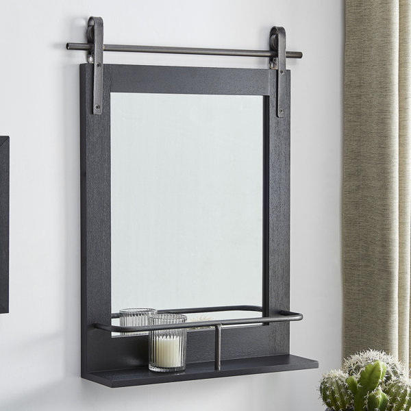 Black Mirror With Shelf Wayfair